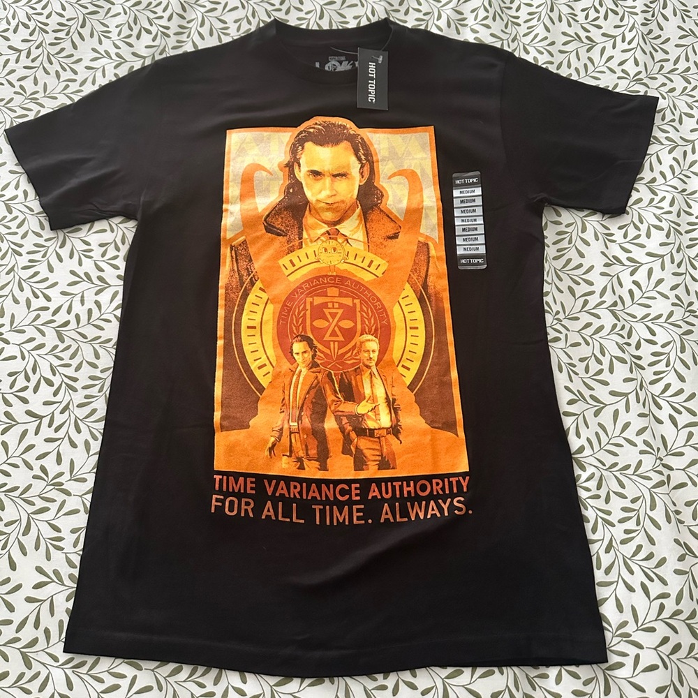 Hot Topic Marvel Loki TVA T-Shirt